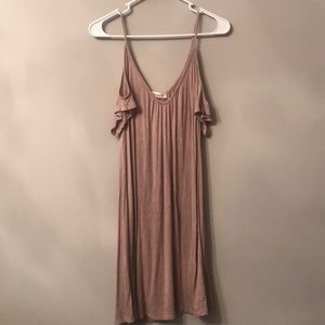 Open shoulder dress